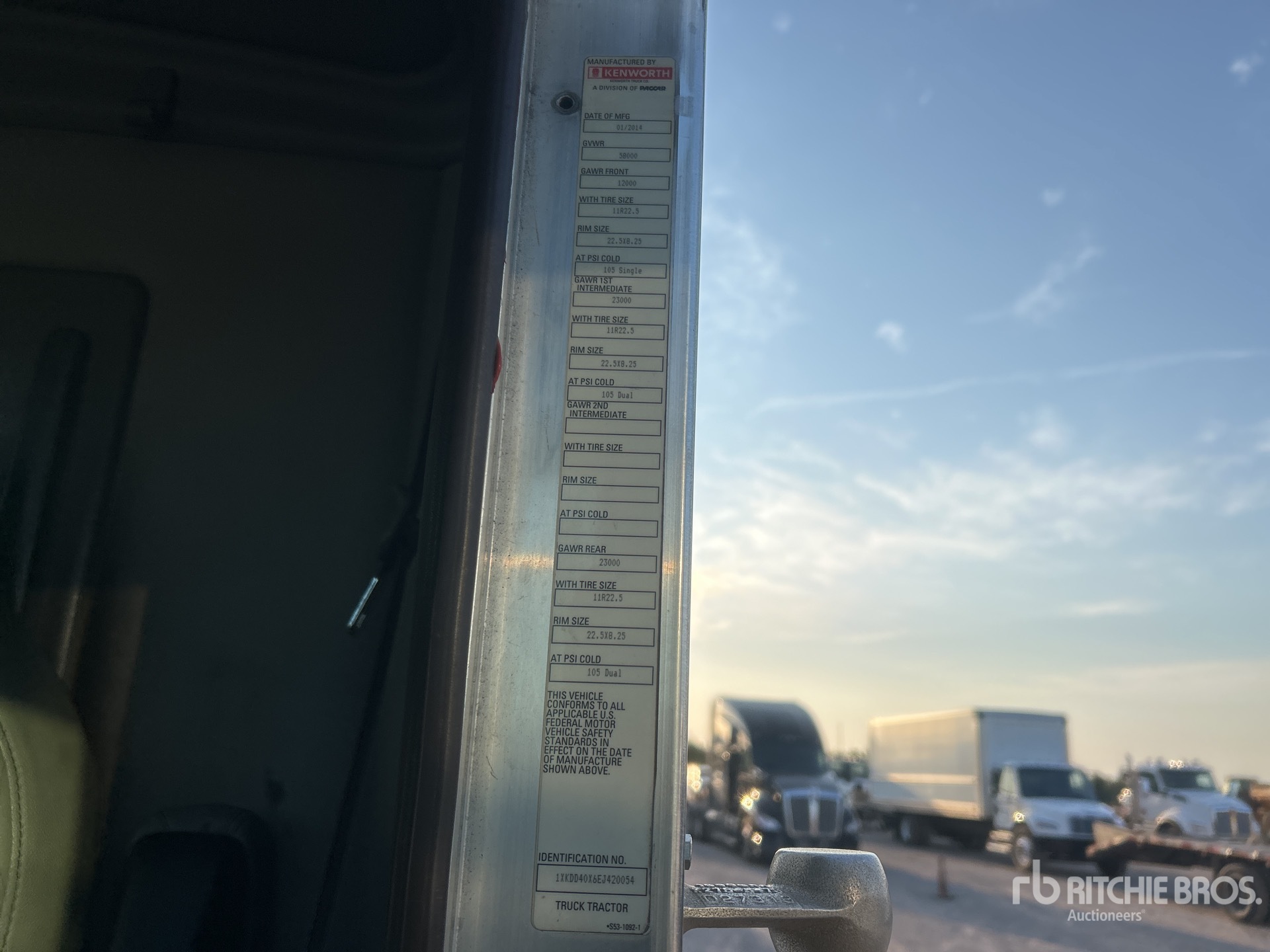 2014 Kenworth T800