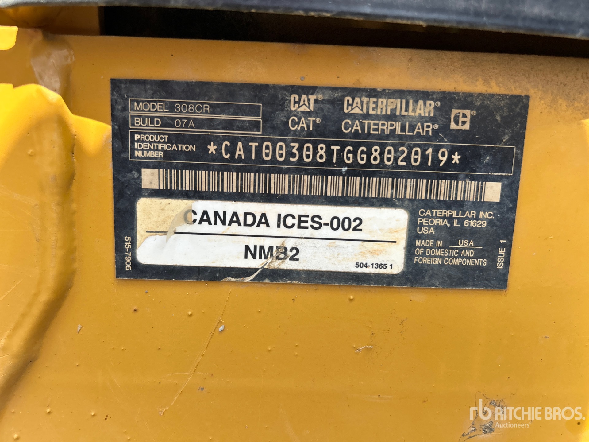 2020 Caterpillar 308 CR