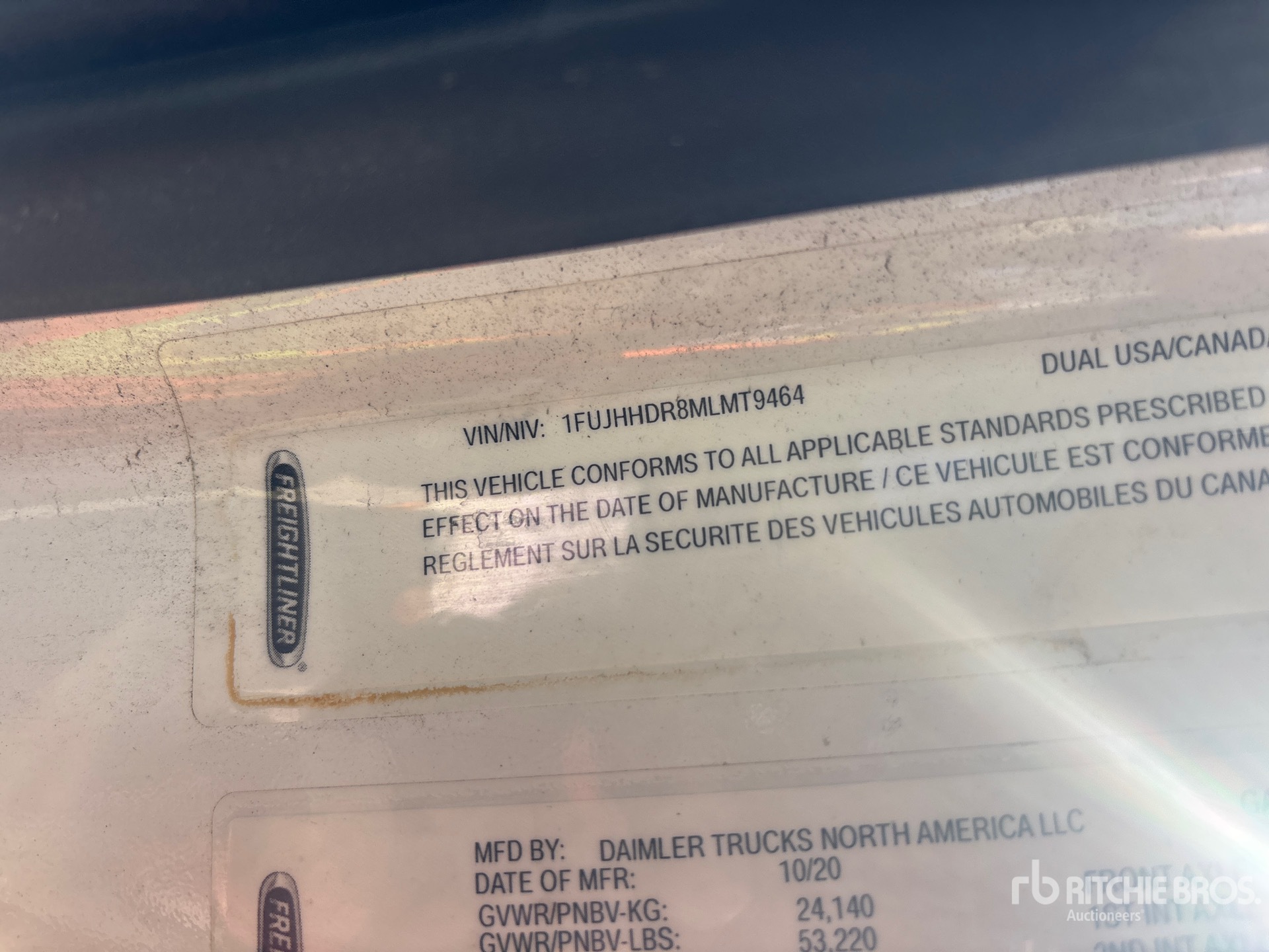 2021 Freightliner CASCADIA 126