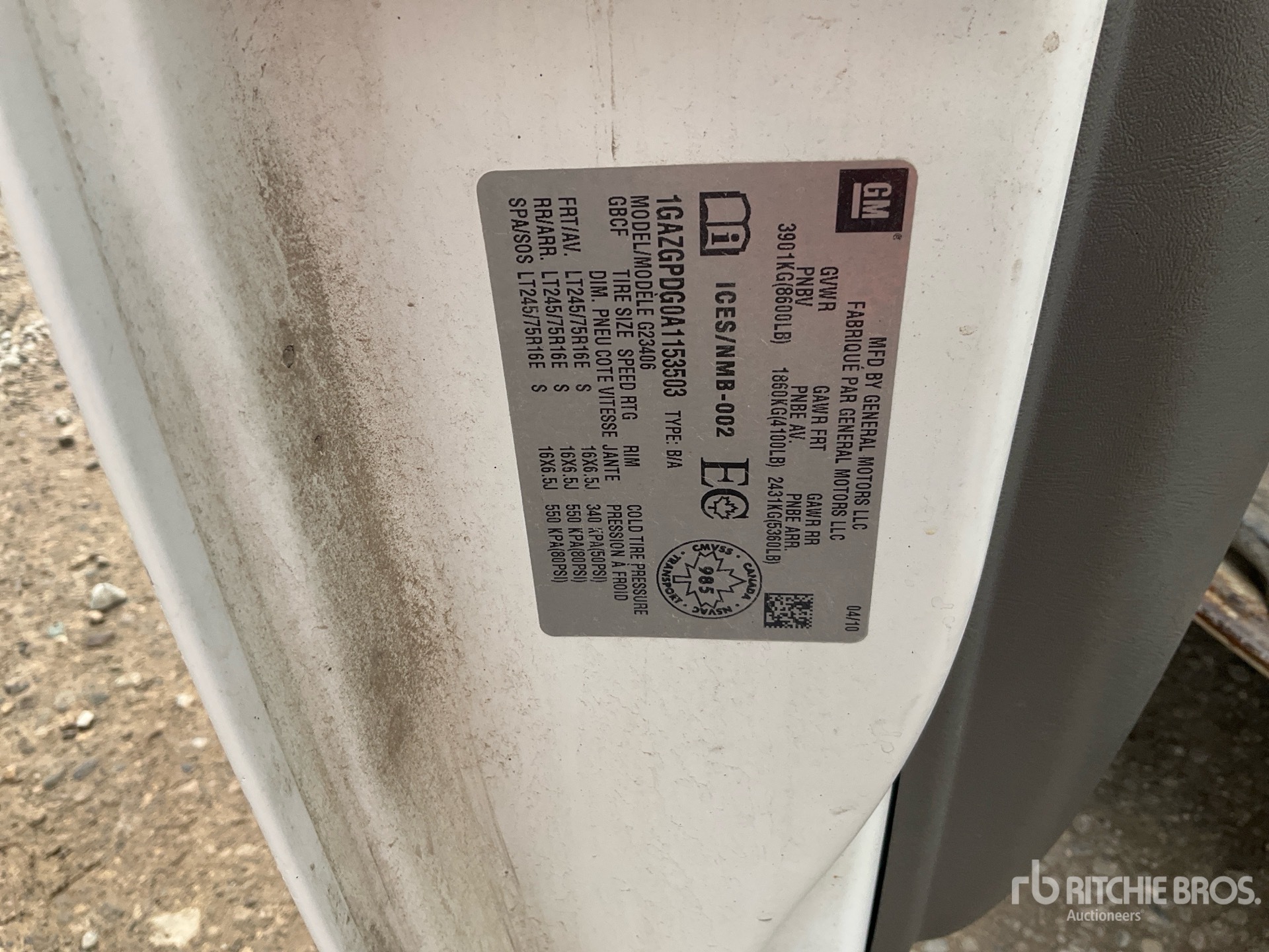 2010 Chevrolet EXPRESS 2500
