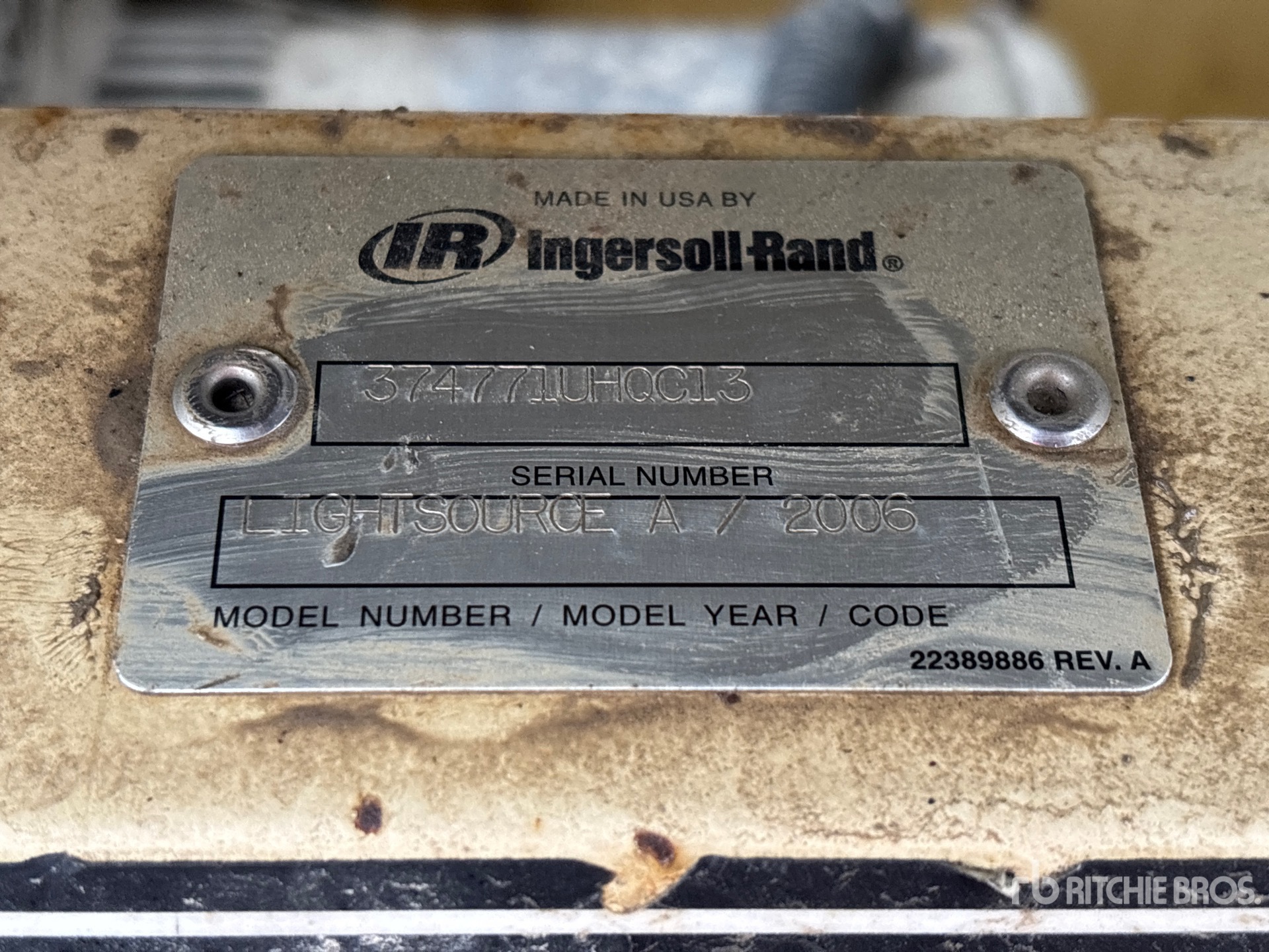 2006 Ingersoll Rand LIGHT SOURCE