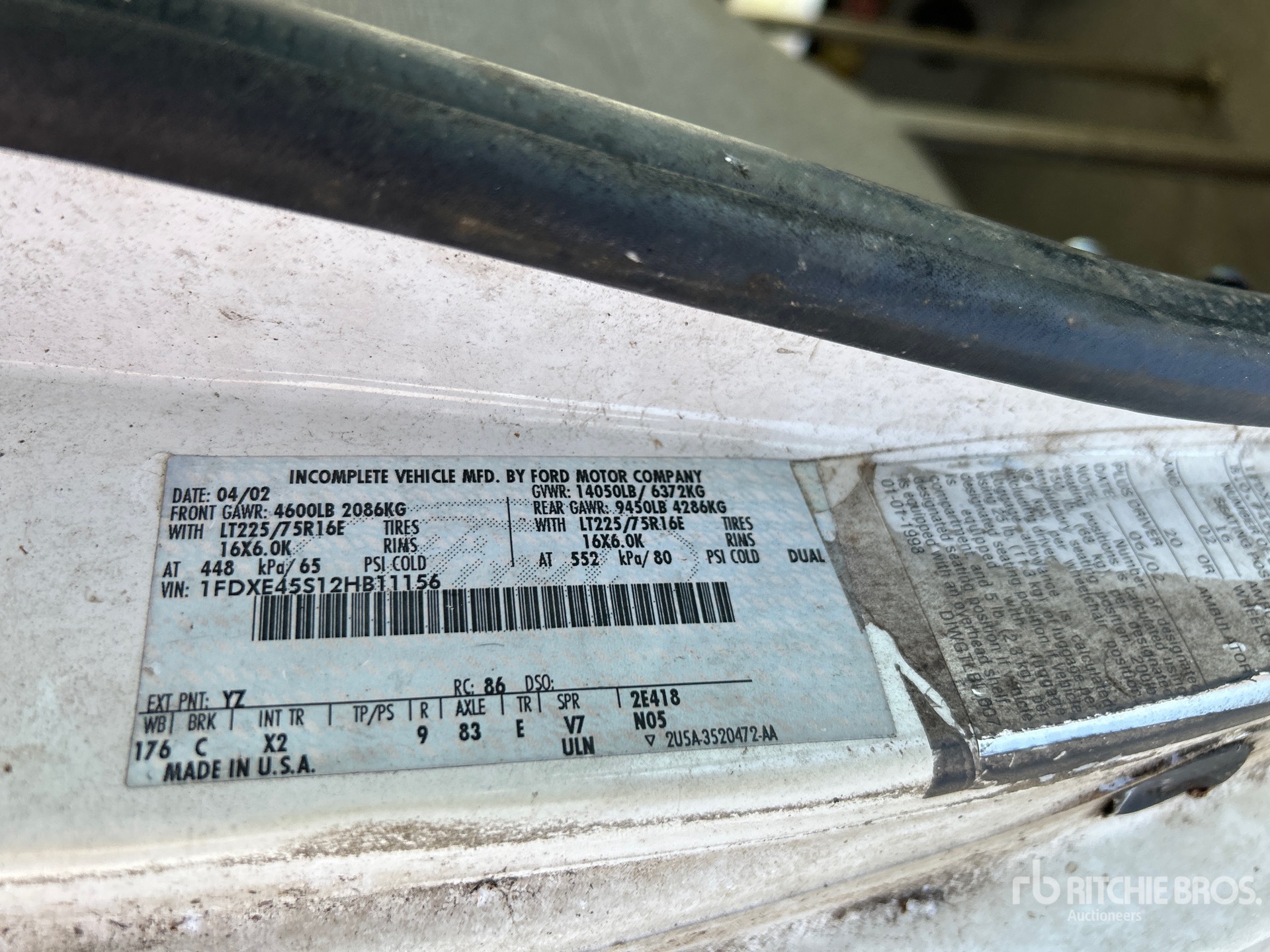 2002 Ford E-450