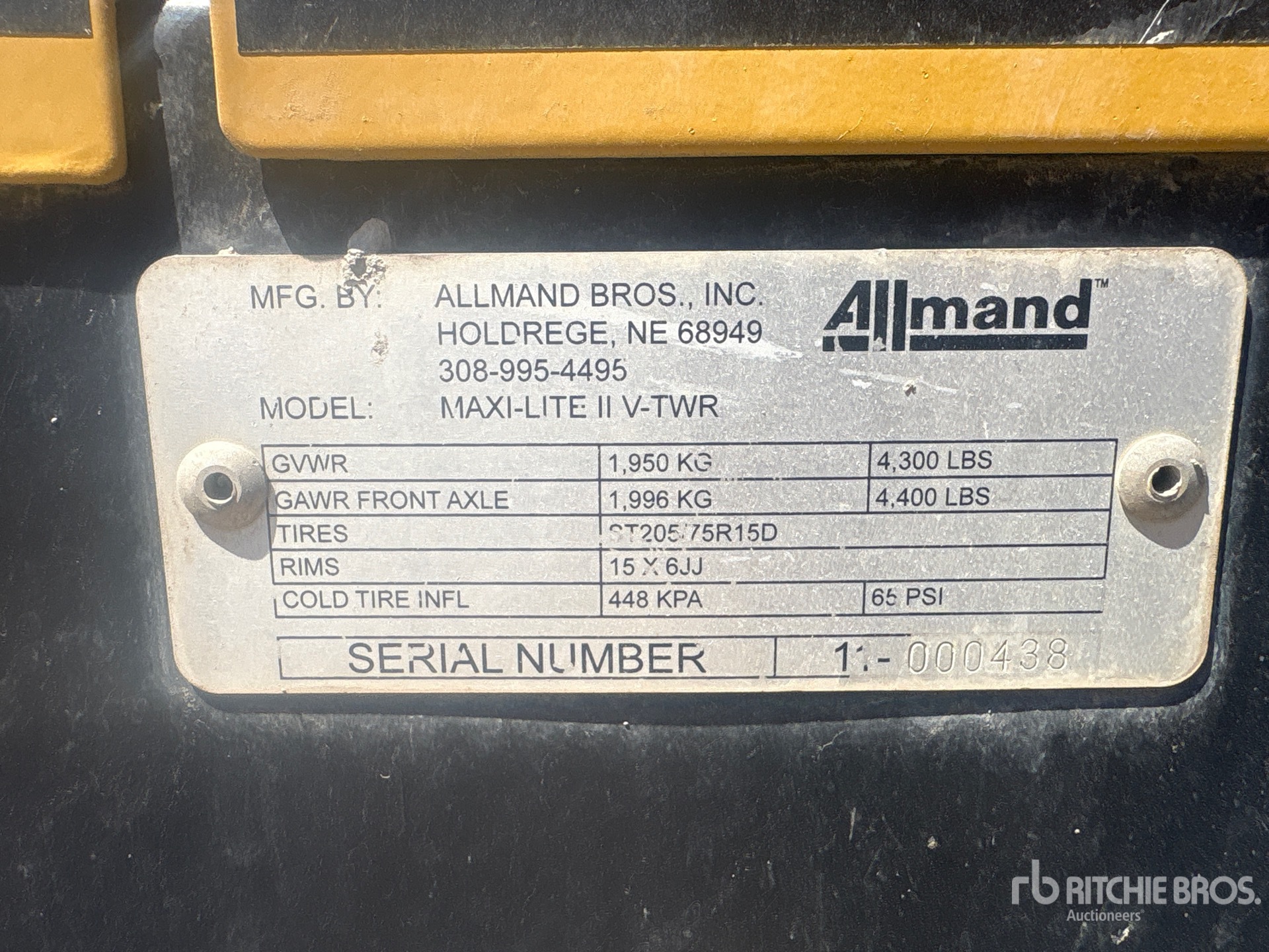 2018 Allmand MAXI-LITE II V-