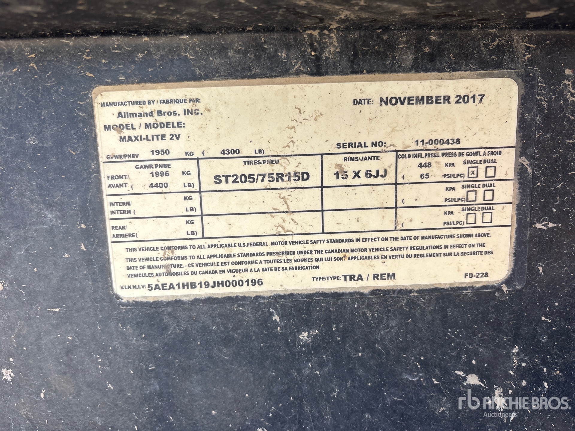 2018 Allmand MAXI-LITE II V-