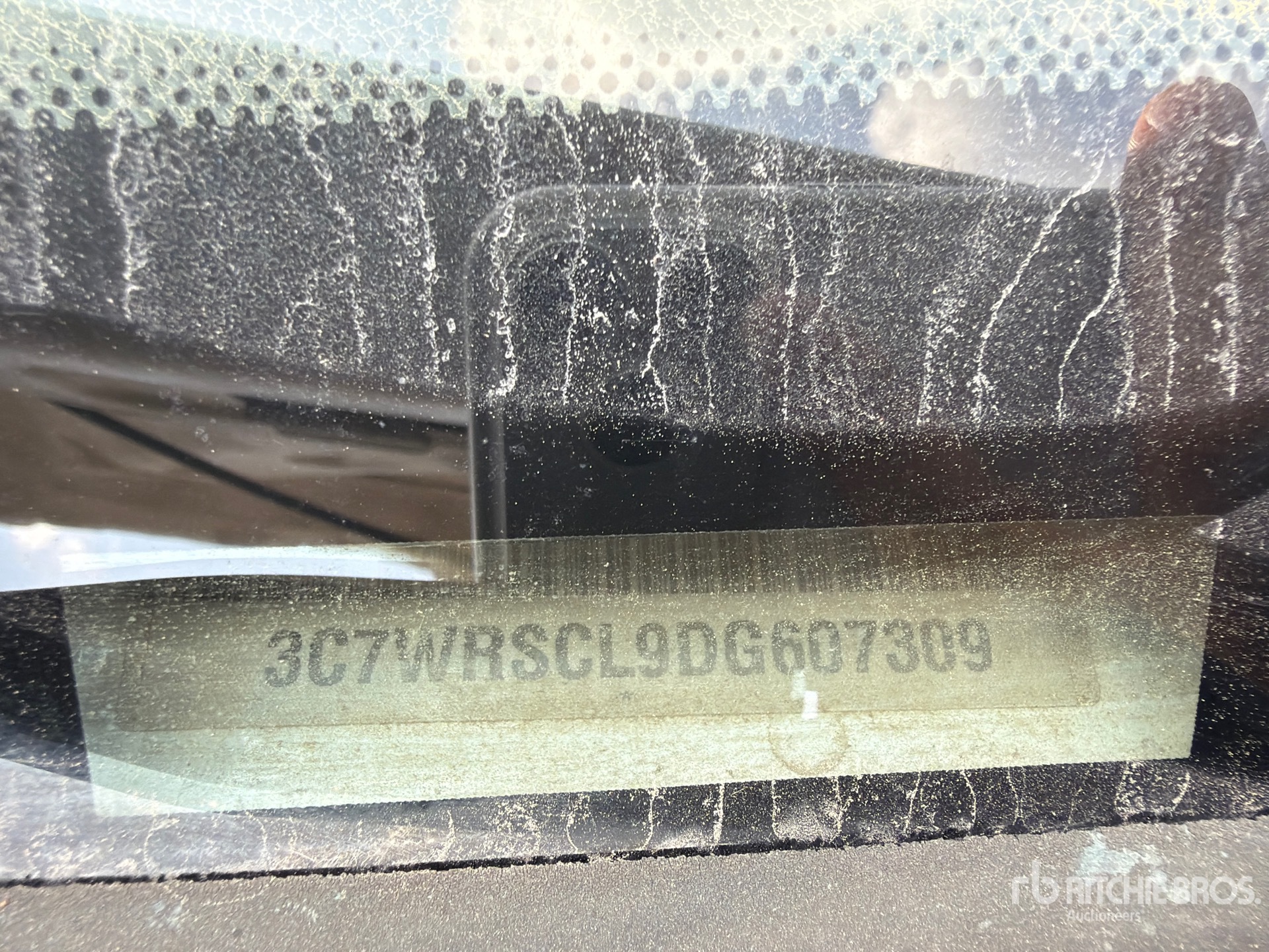 General Appearance with Frame Stamp Serial Number/VIN Photo