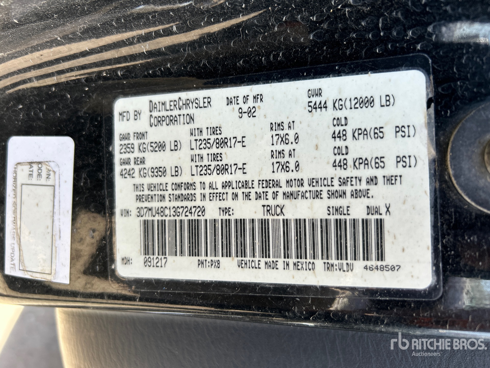 2003 Dodge Ram 3500