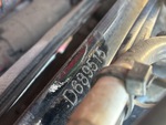 General Appearance with Frame Stamp Serial Number/VIN Photo