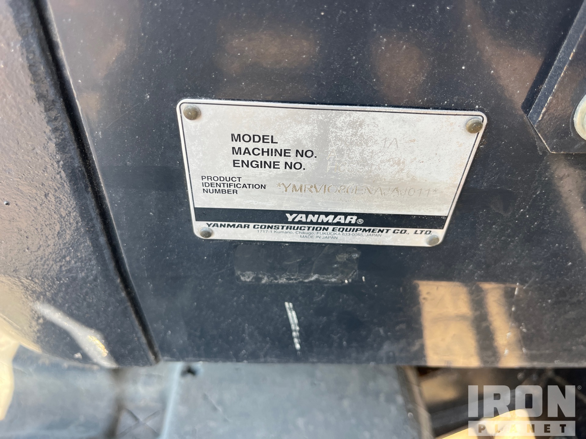 2022 Yanmar VIO80-1A