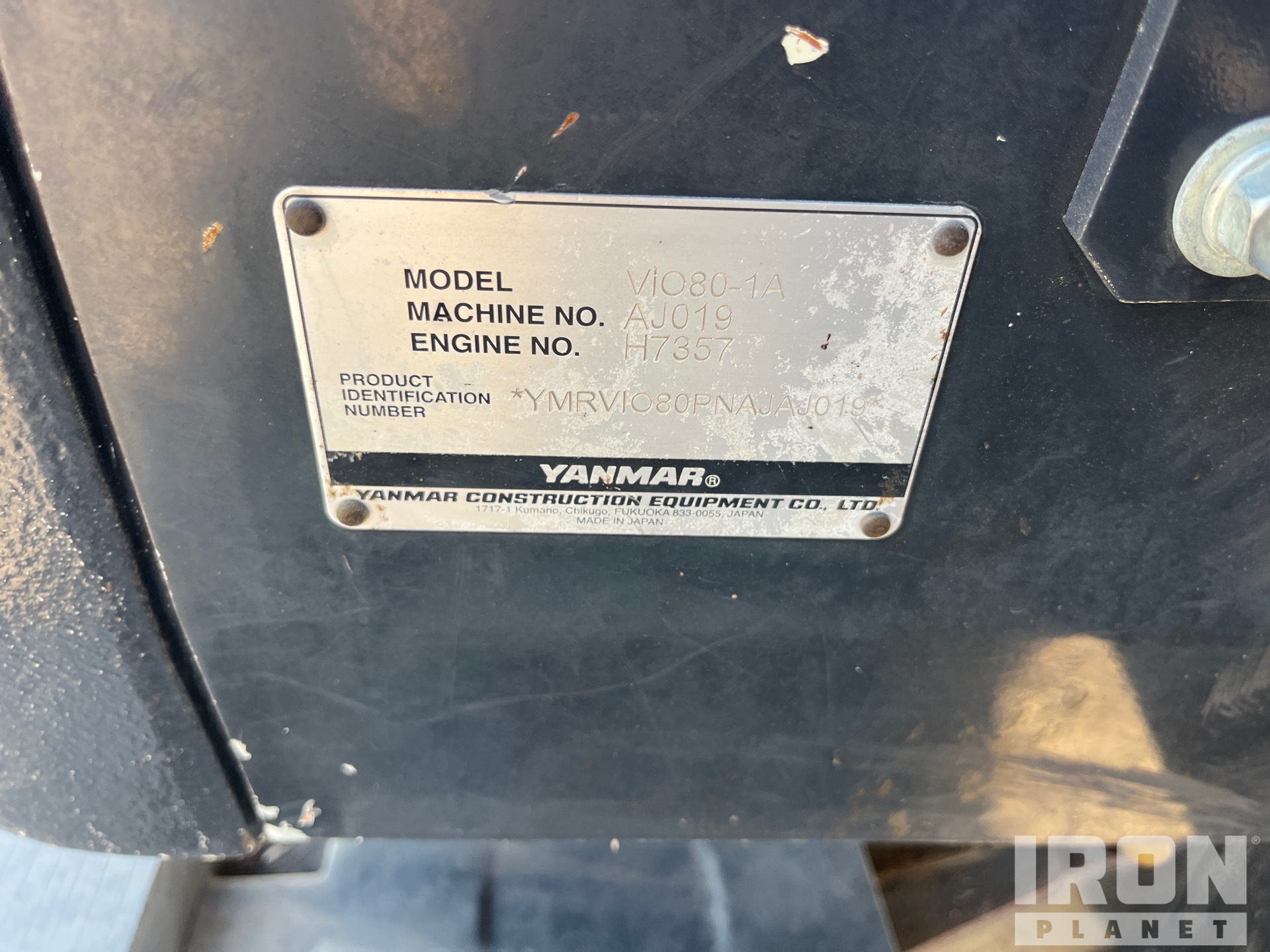 2022 Yanmar VI080-1A