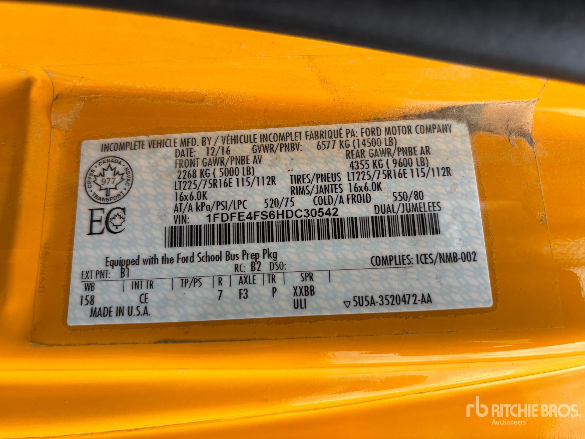 2017 Ford E-450 SUPER DUT