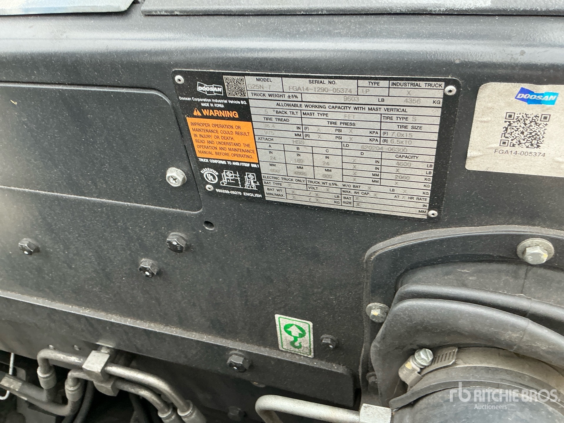 2020 Doosan G25N-7