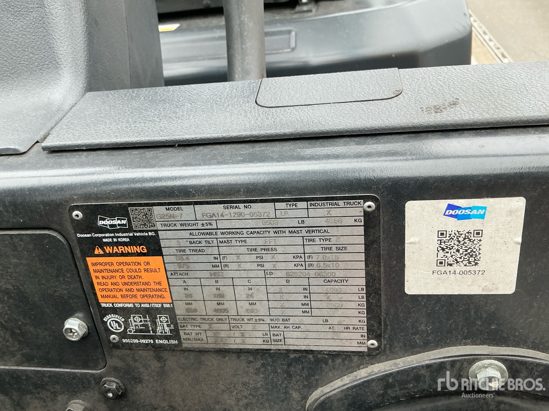 2020 Doosan G25N-7