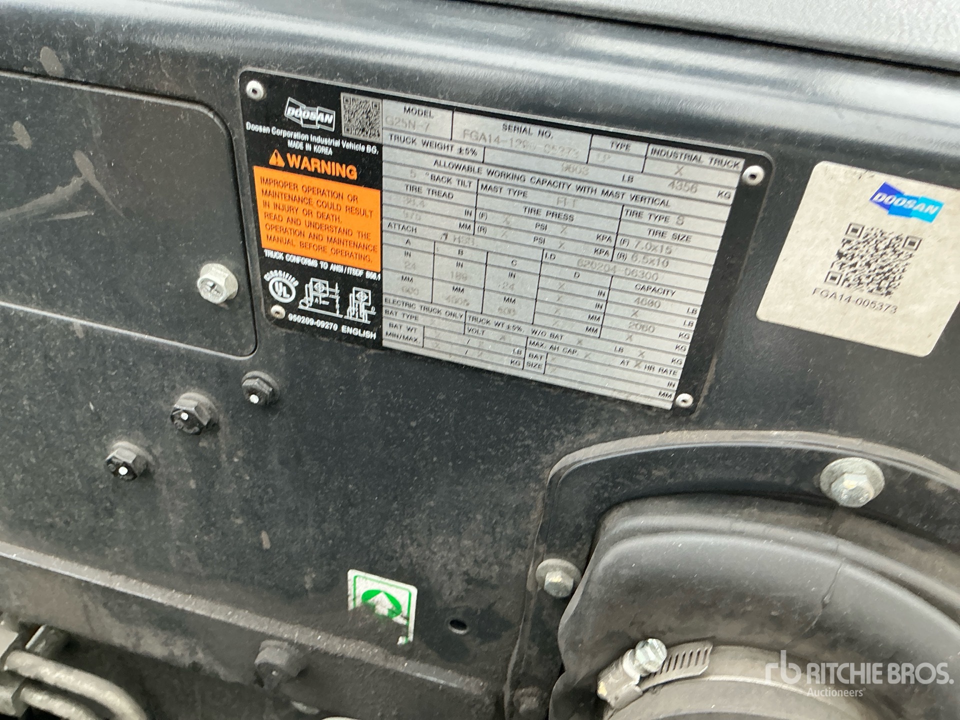 2020 Doosan G25N-7