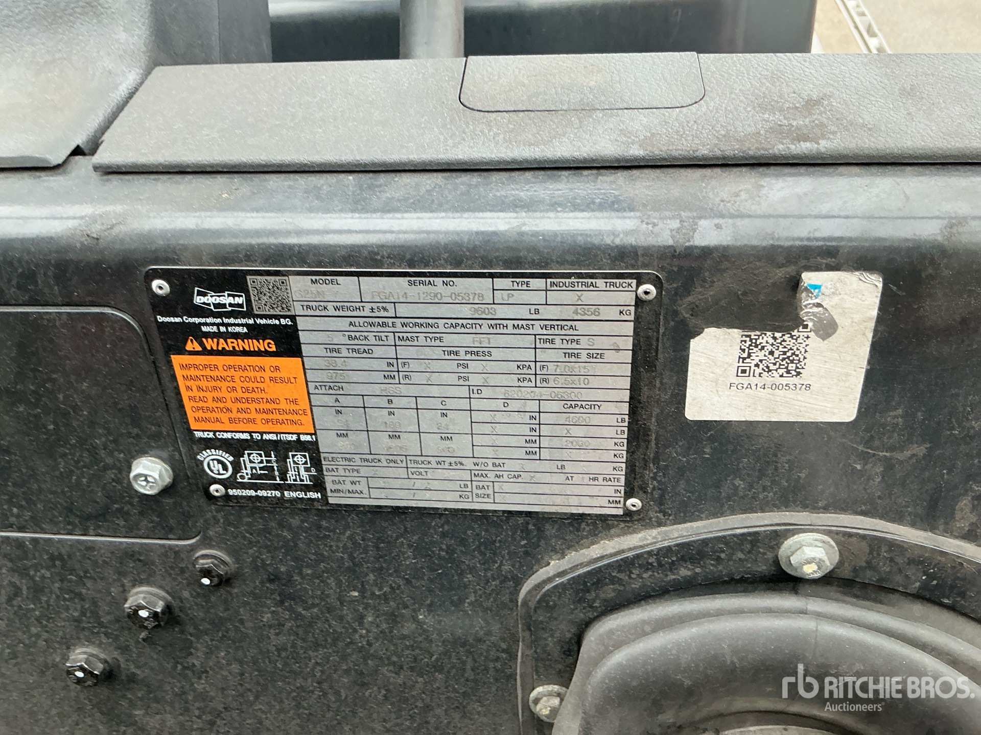 2020 Doosan G25N-7