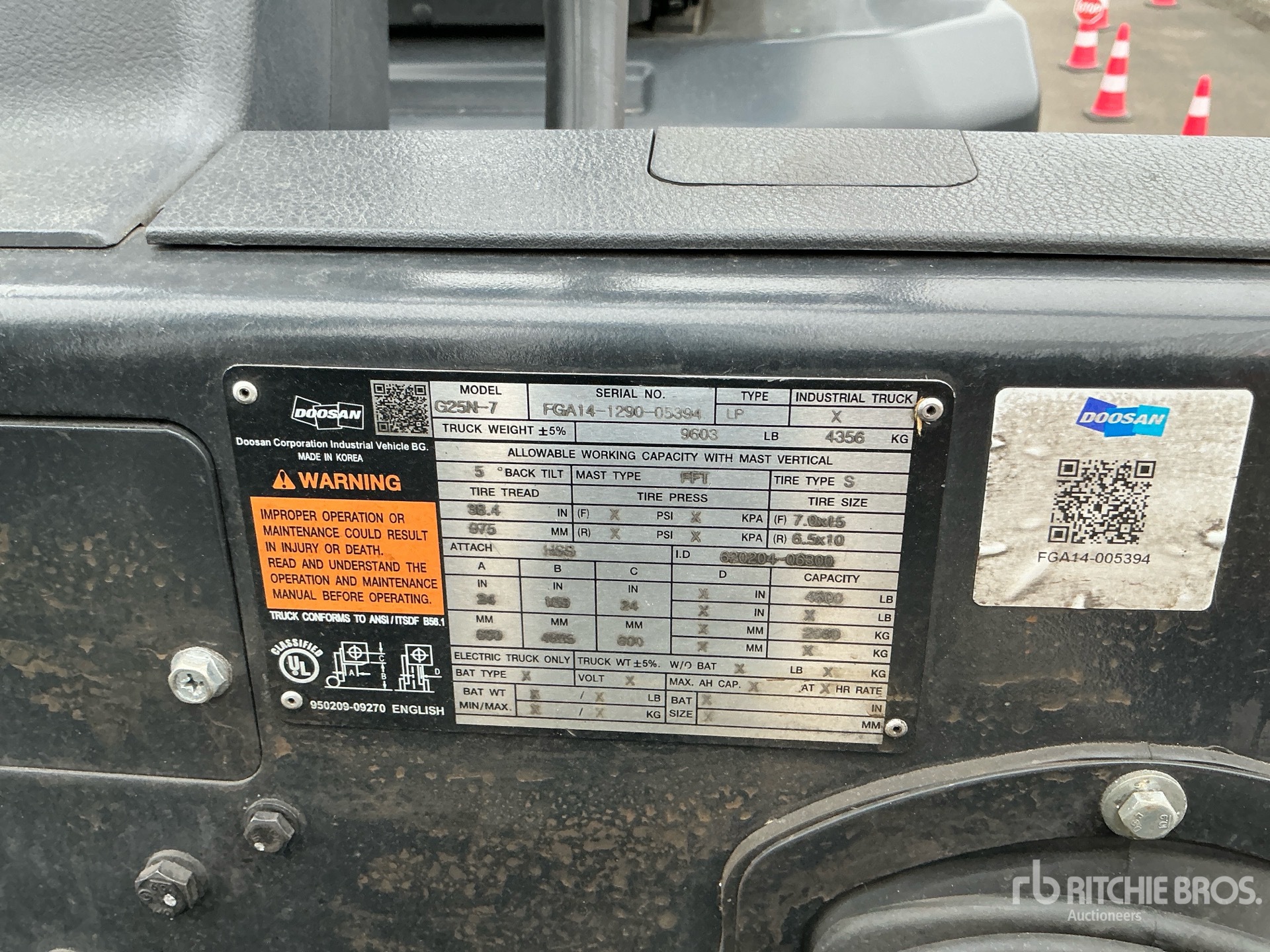 2020 Doosan G25N-7
