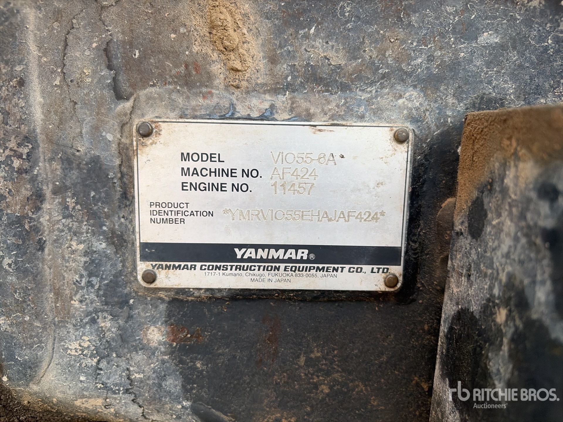 2017 Yanmar VIO50-6A