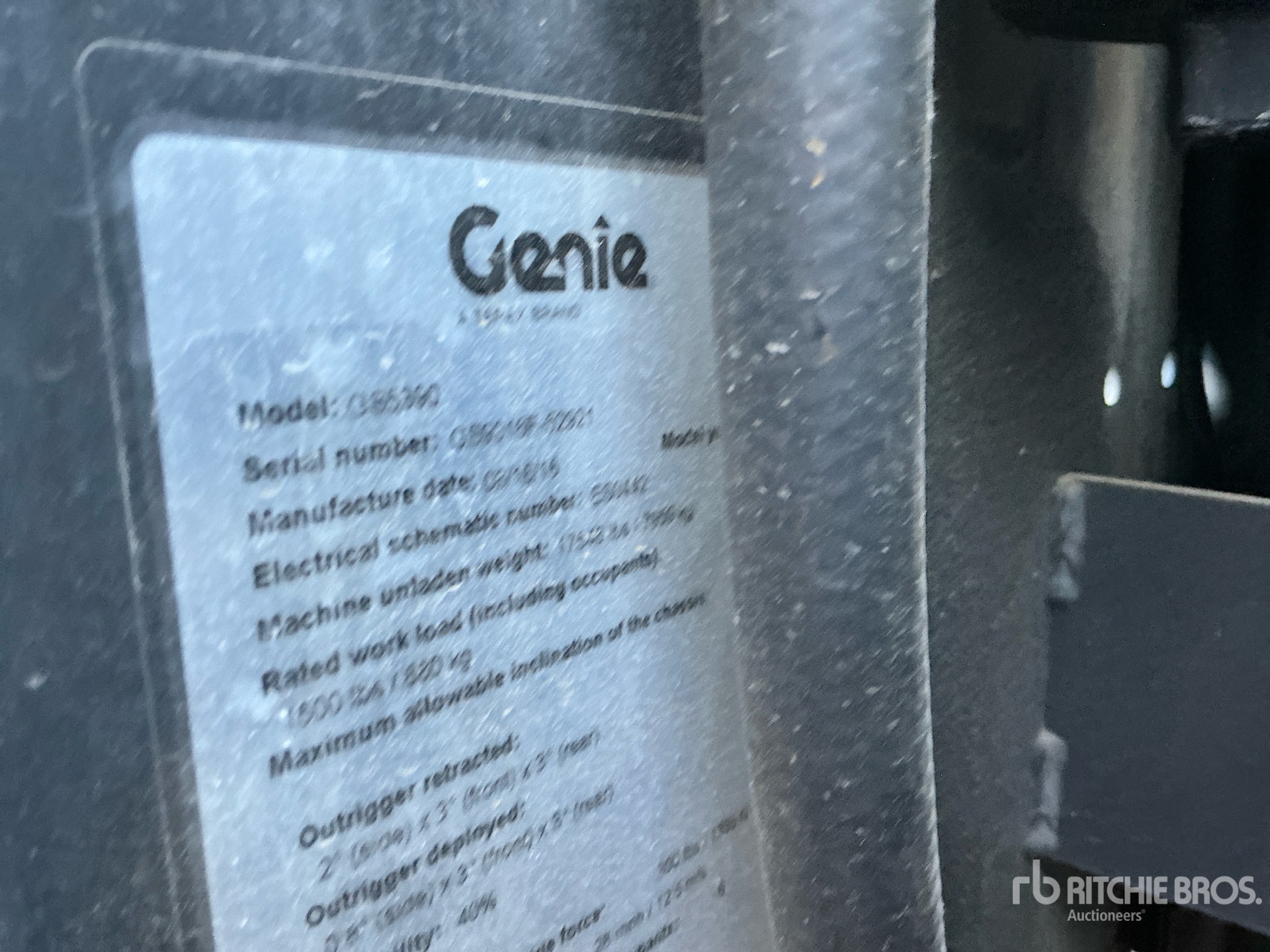 Photo of 2016 Genie GS-5390RT