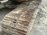 Undercarriage with Left Track Shoes