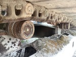 Undercarriage with Right Carrier Rollers