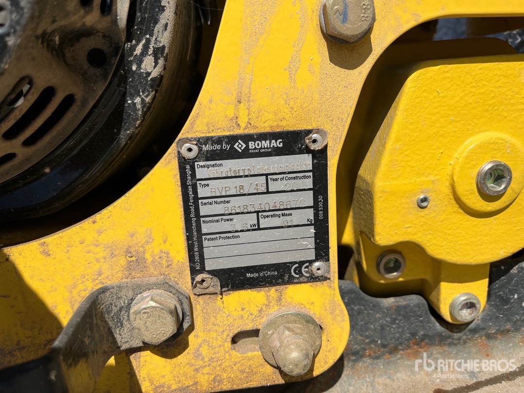 2013 Bomag BVP18/45