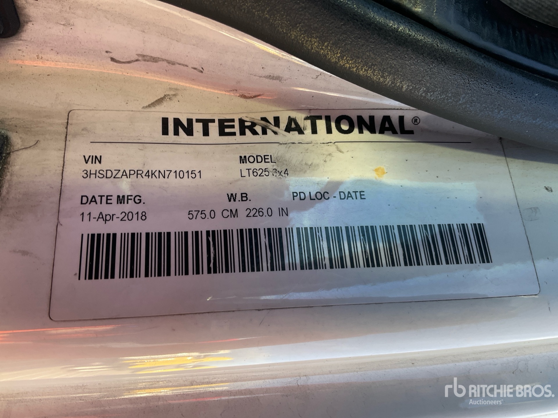 2019 International LT625