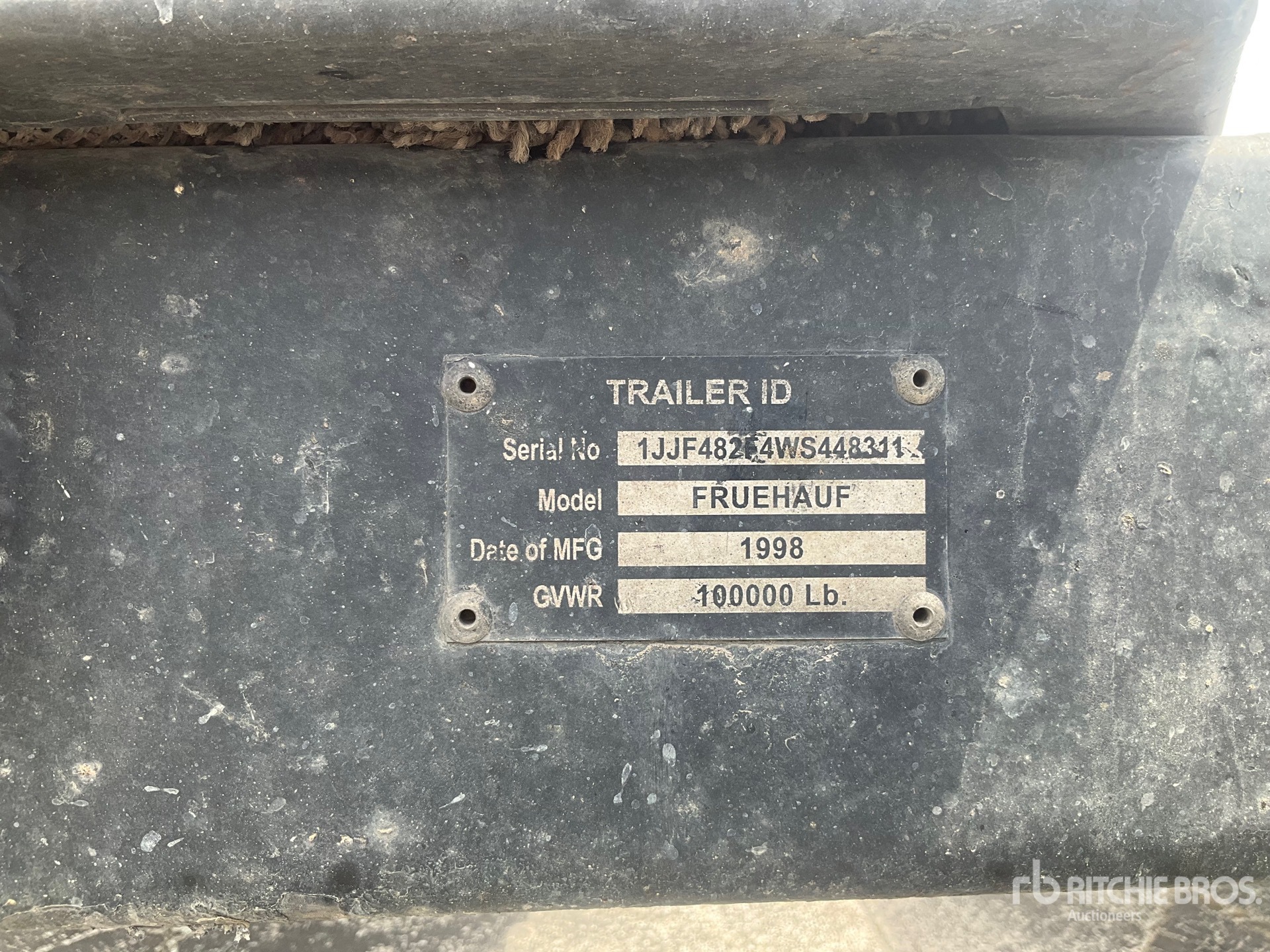 1998 Fruehauf 48 FT T/A