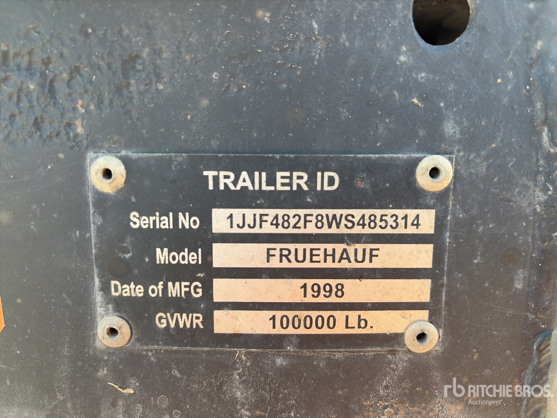 1998 Fruehauf 48 FT T/A