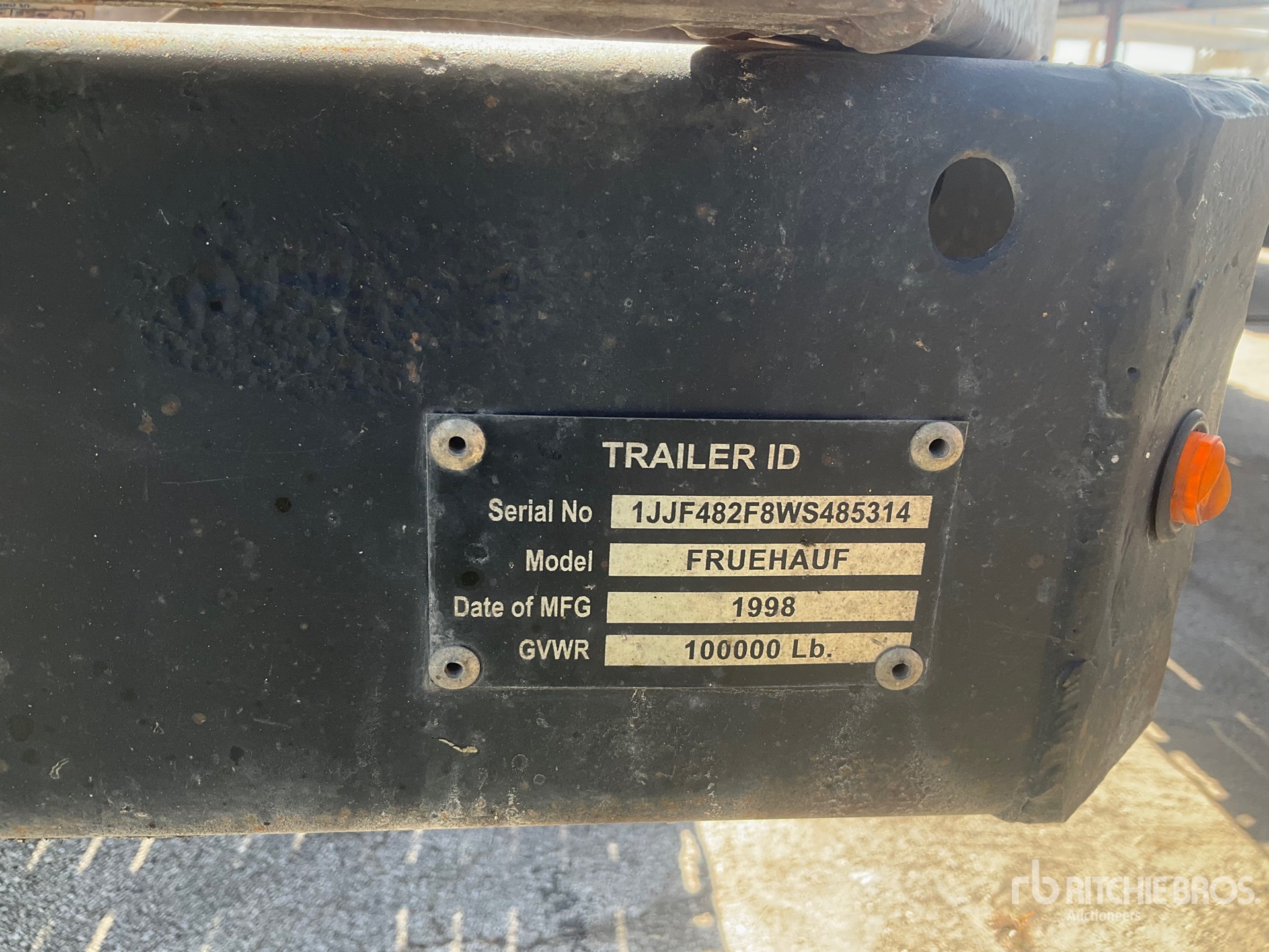 1998 Fruehauf 48 FT T/A