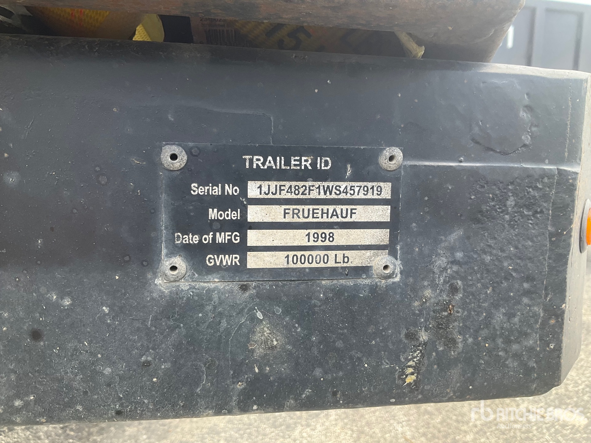 1998 Fruehauf 48 FT T/A