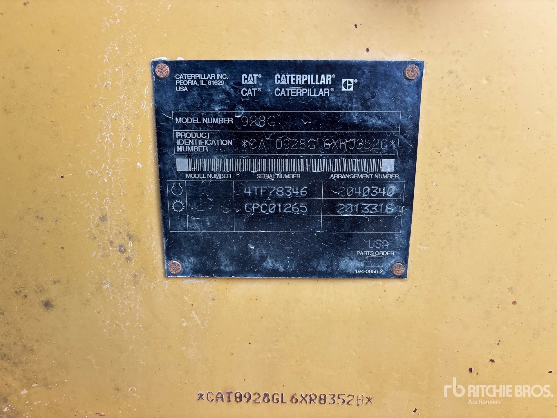 2002 Caterpillar 928G