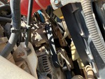 Engine with A/C Compressor