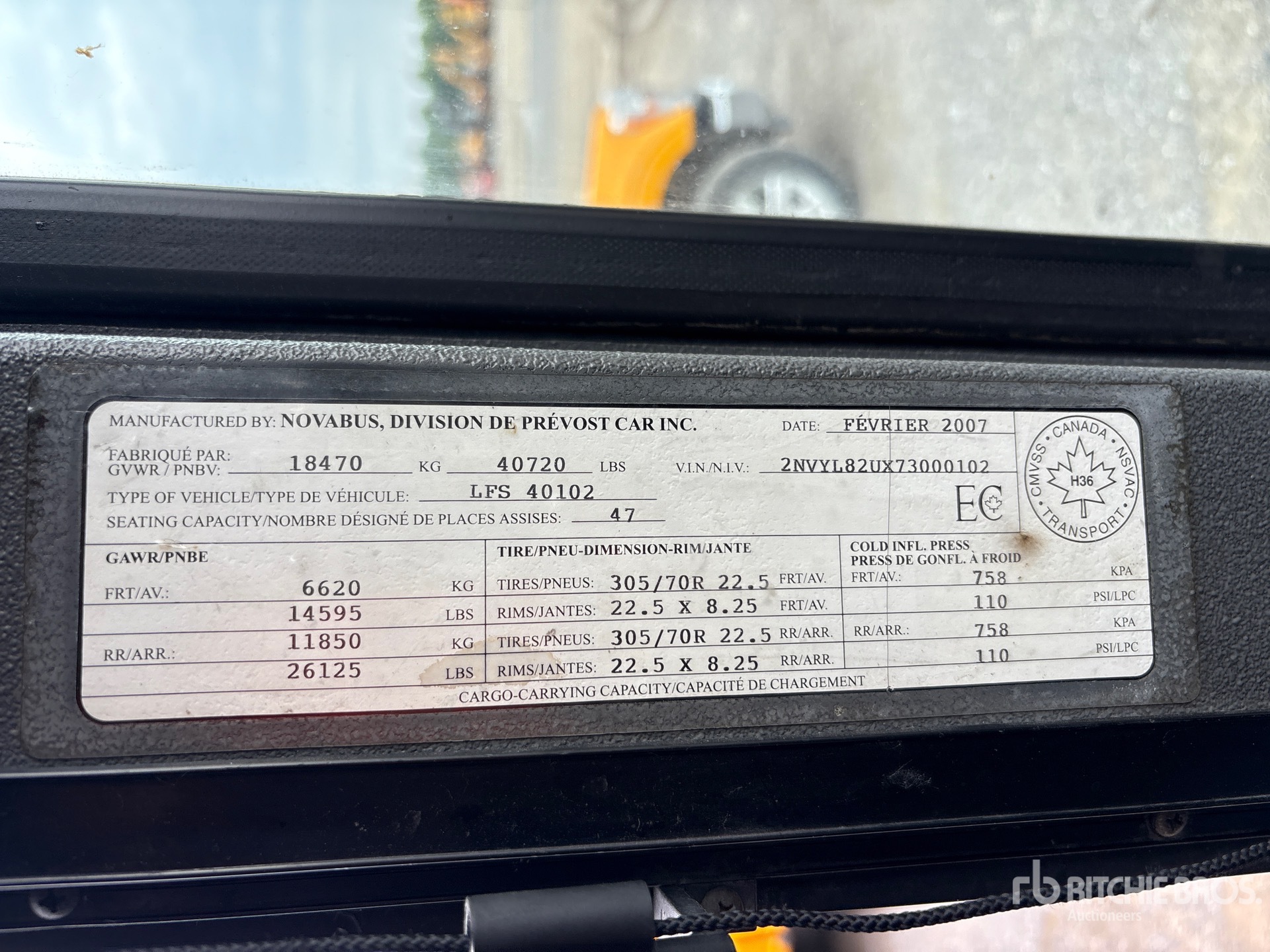2007 Novabus LFS