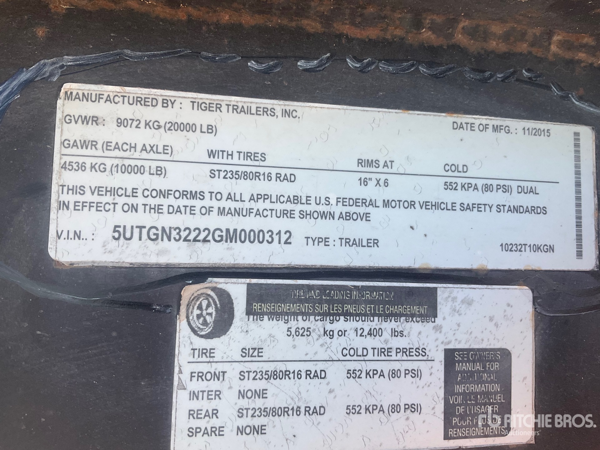 2016 Tiger 10232T10KGN