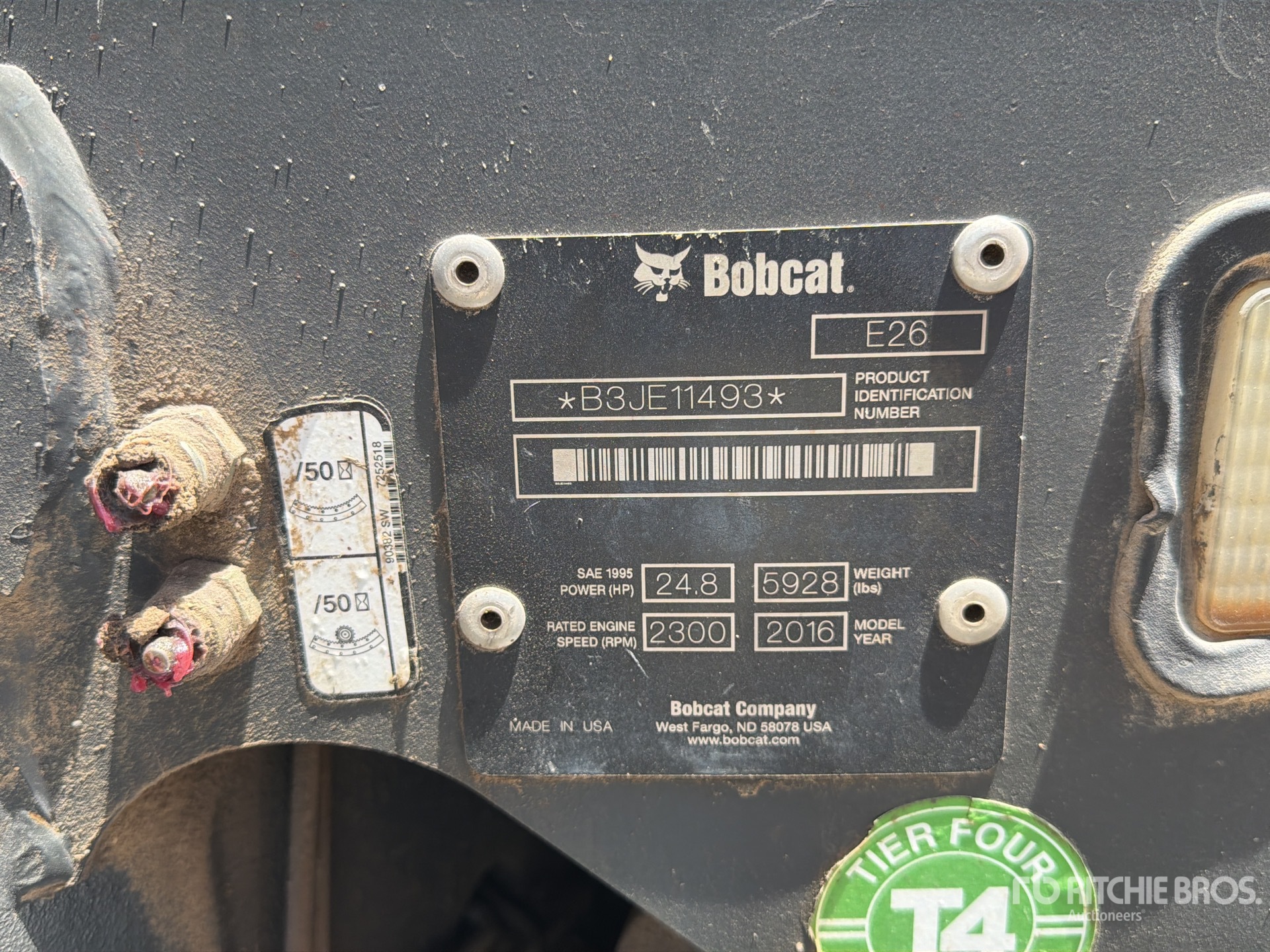 2016 Bobcat E26