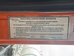 General Appearance with Motor Vehicle Safety Standards Label