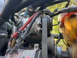 Engine with A/C Compressor