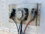 Trailer Chassis with Power Receptacle Functional