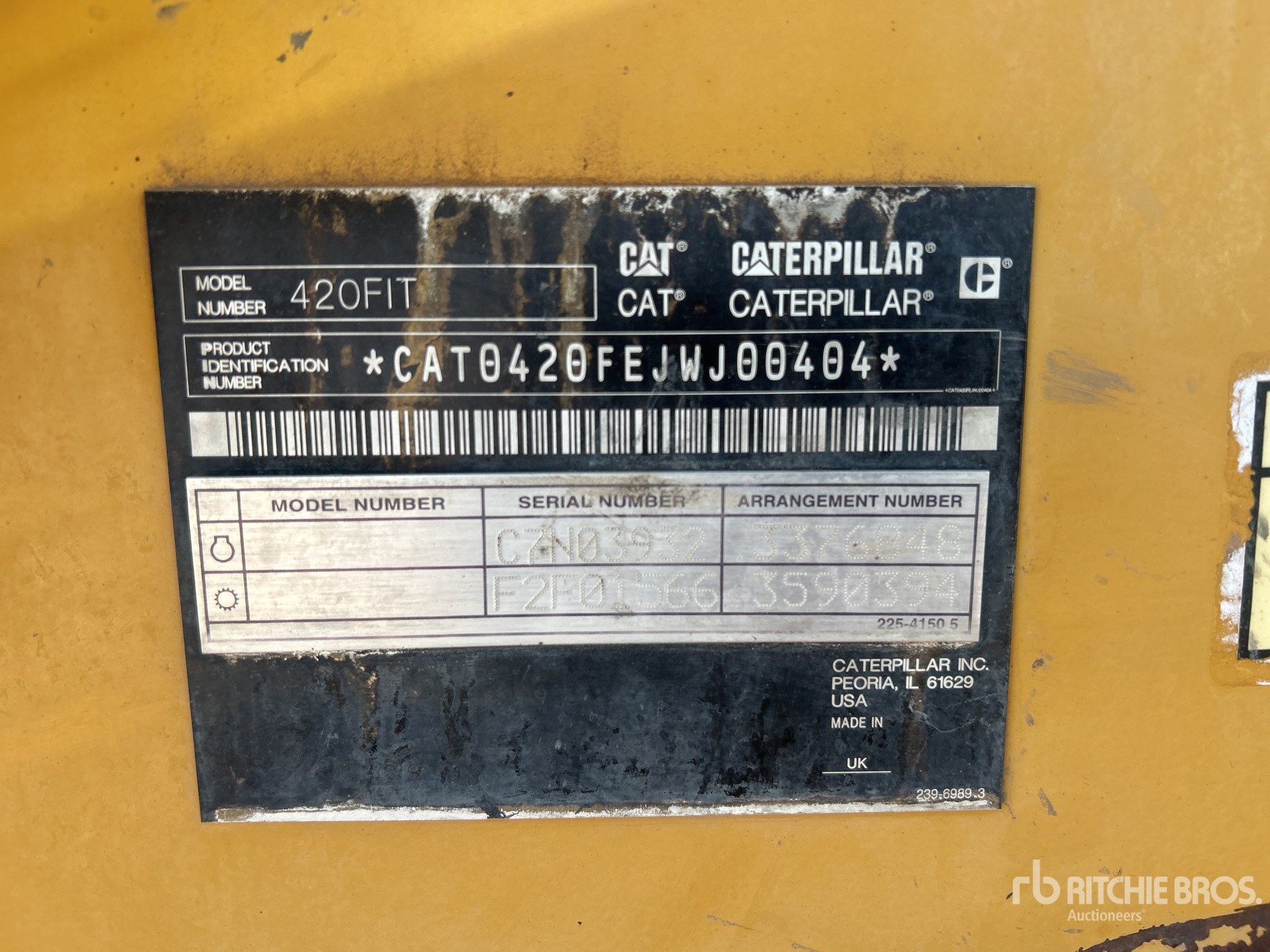 2012 Caterpillar 420F IT
