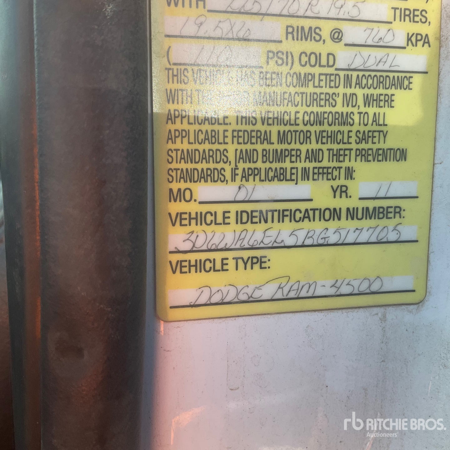 Photo of a 2011 Dodge RAM 4500