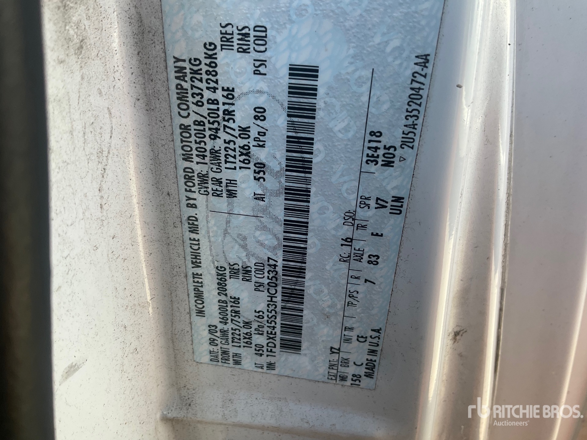 2003 Ford E-450