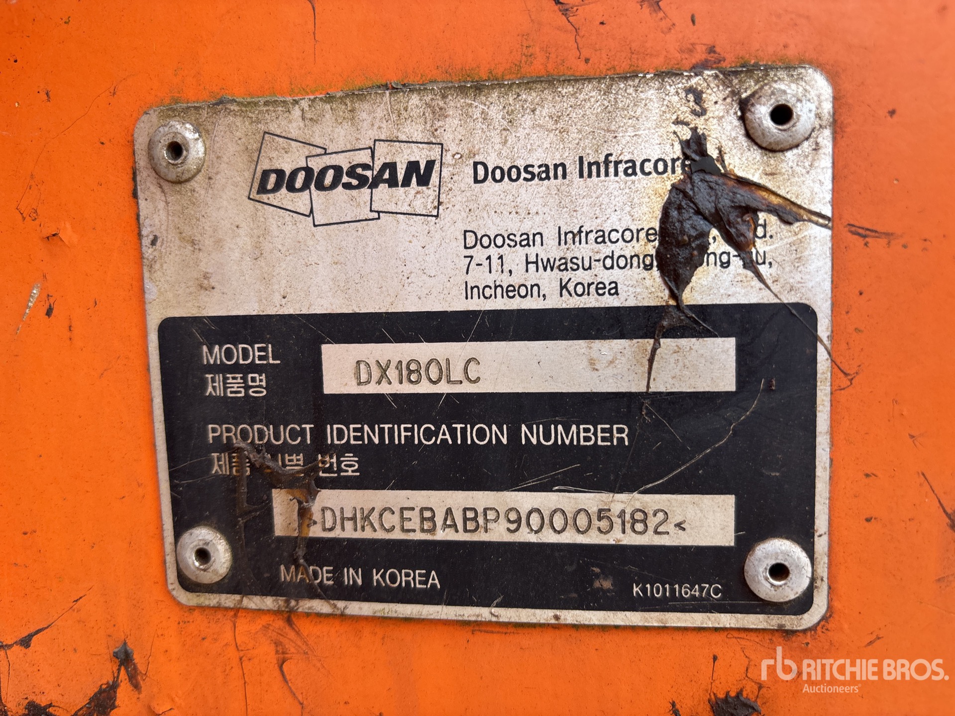 2012 Doosan DX180 LC