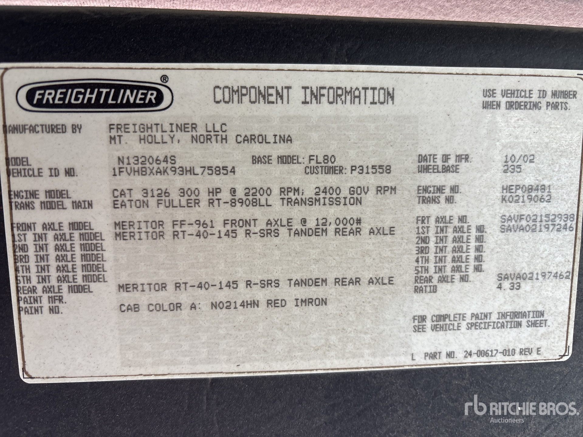 2003 Freightliner FL80