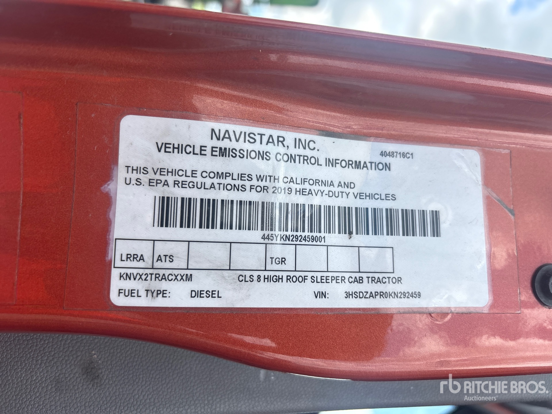 2019 International LT625