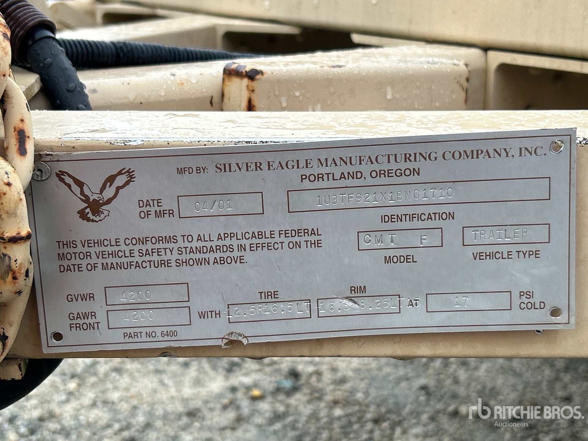 2001 Silver Eagle CMT F