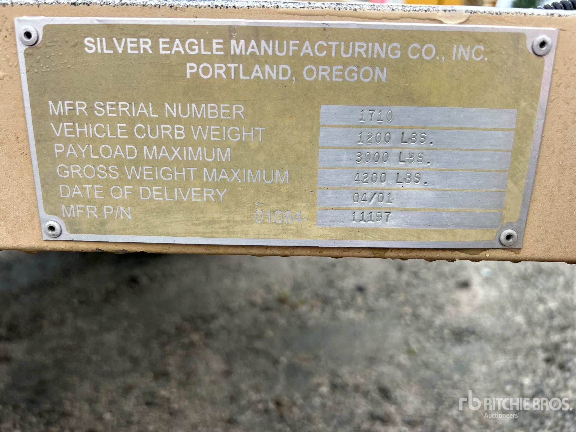 2001 Silver Eagle CMT F
