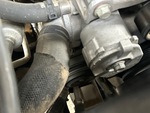 Engine with A/C Compressor