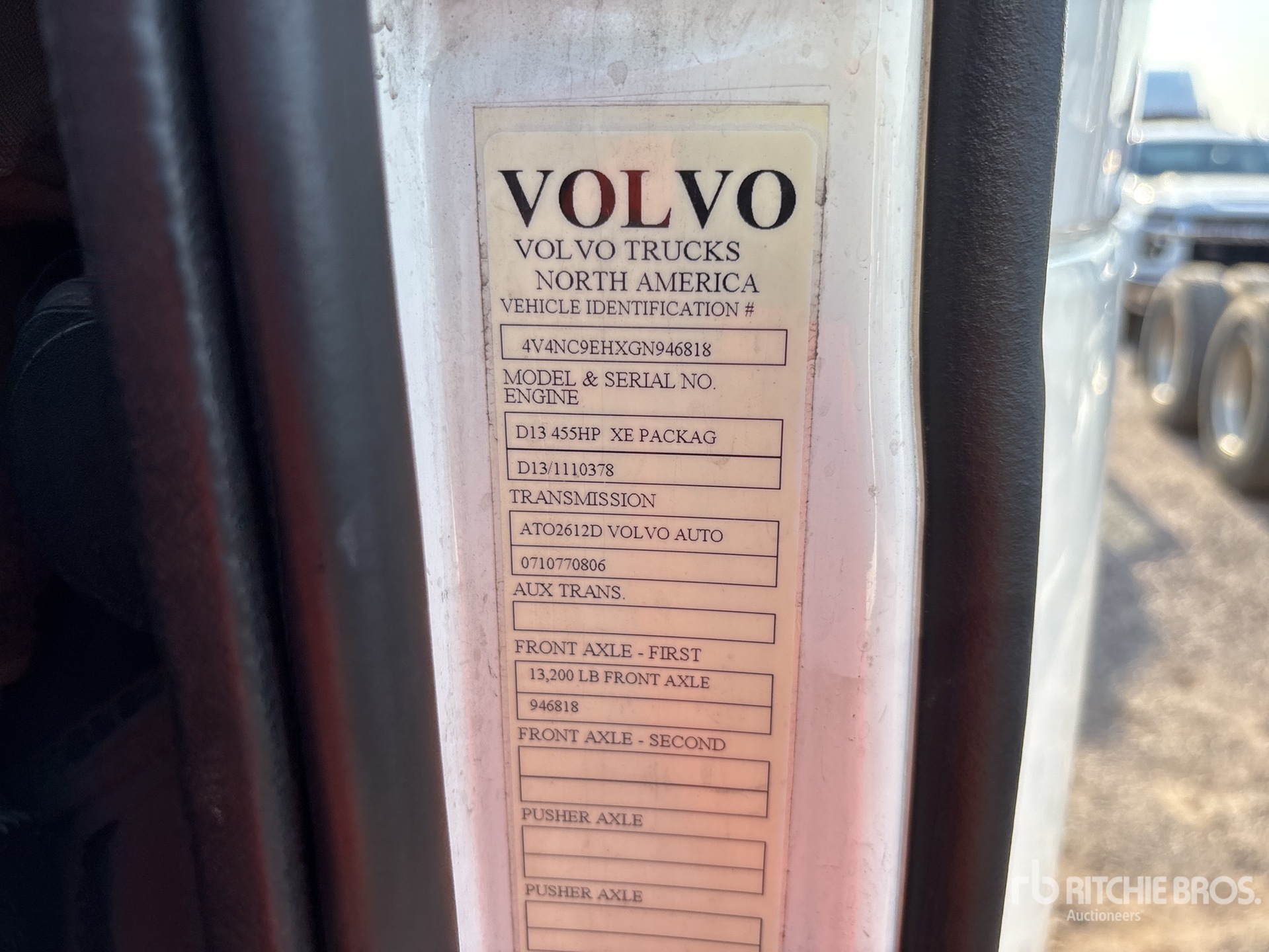 2016 Volvo VNL