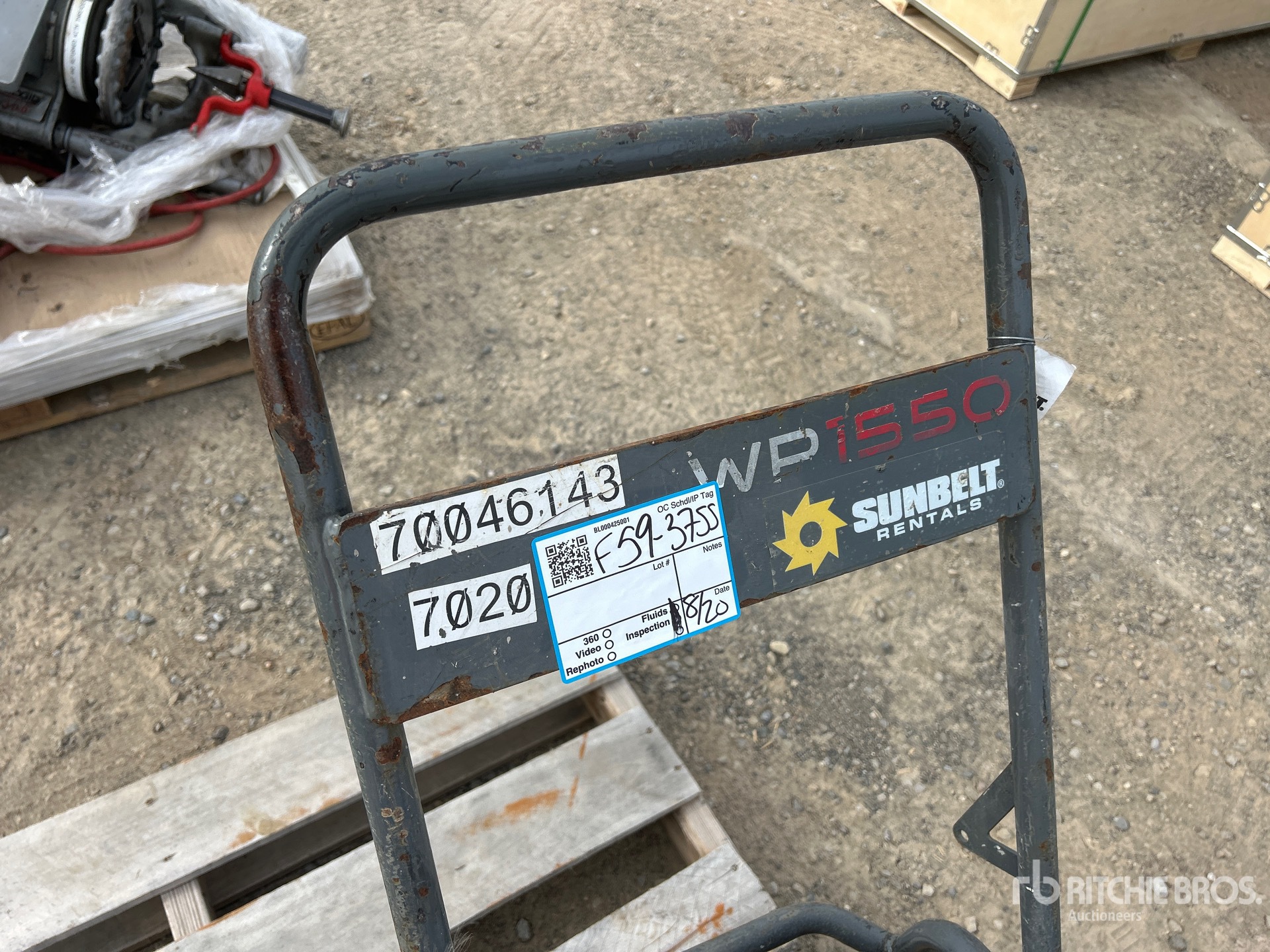 2018 Wacker Neuson WP1550A