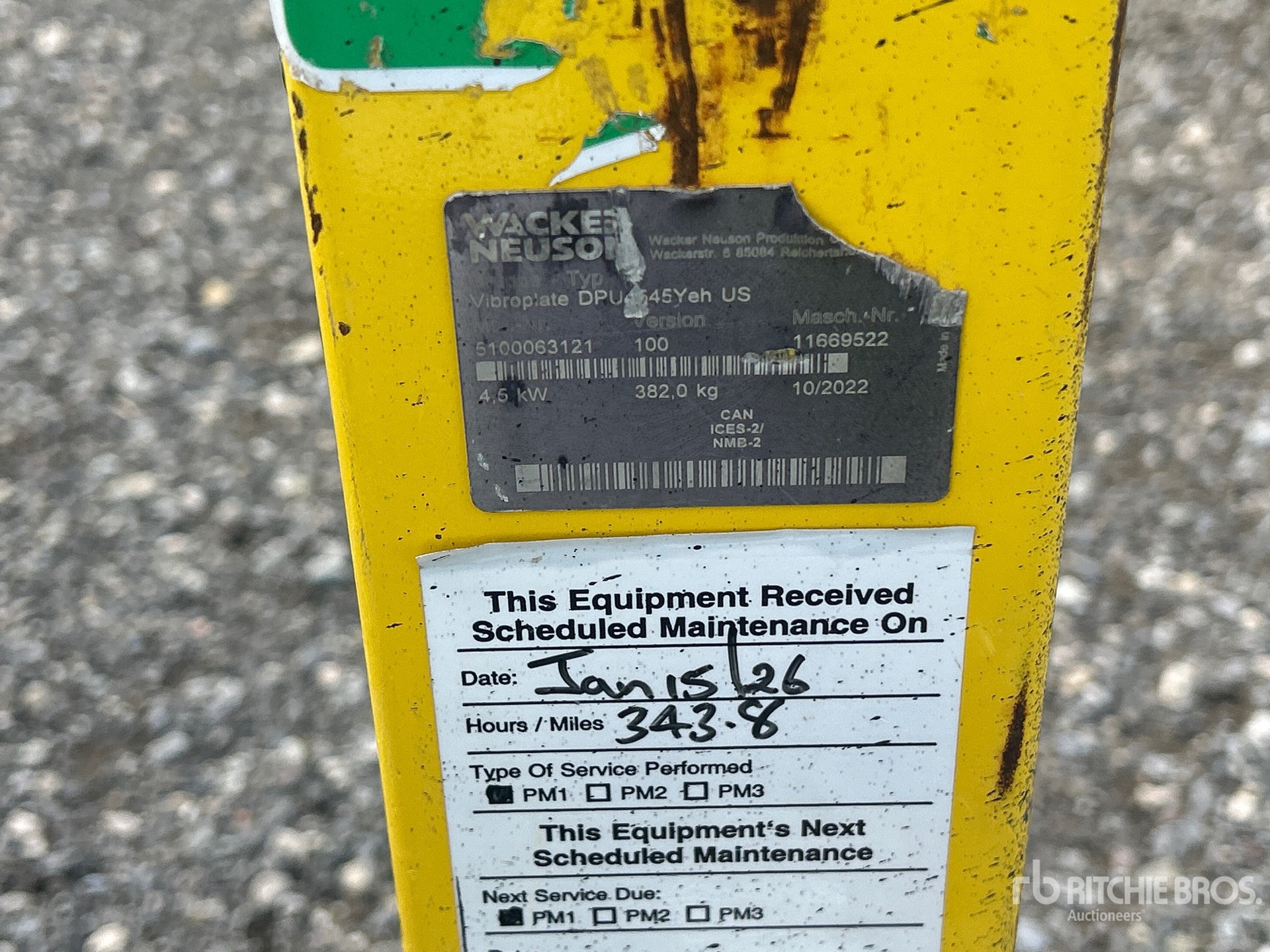 2022 Wacker Neuson DPU45YEH