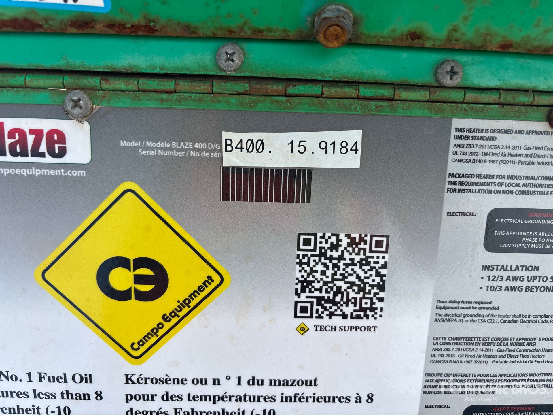 General Appearance with Numero seriale/numero d’identificazione del veicolo (VIN)